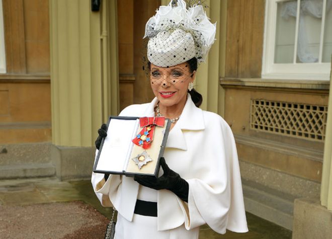 Joan Collins dame Joan Collins dame