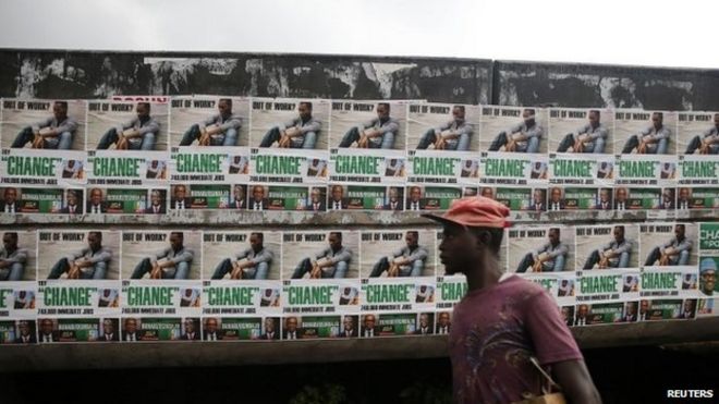 Nigerian election posters