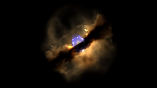 illustration of star formation