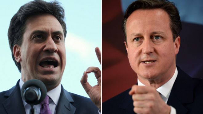 Ed Miliband and David Cameron