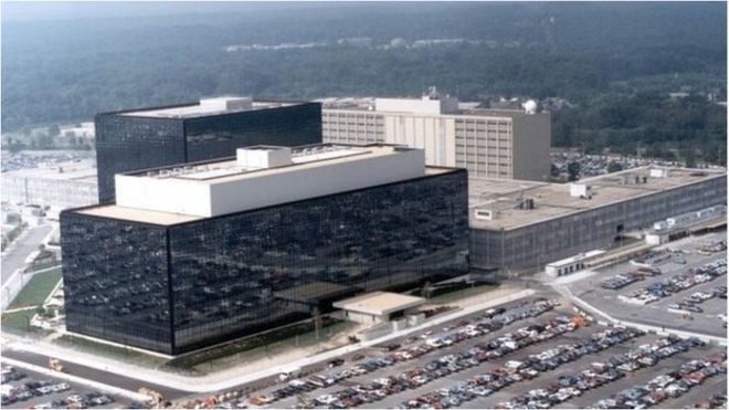 The National Security Agency in Fort Meade, Maryland undated photo
