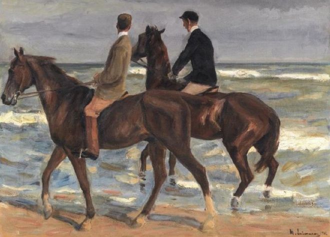 Two Riders on a Beach (1901)