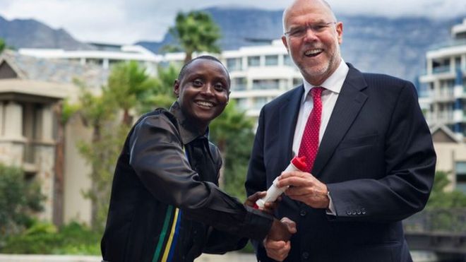 Askwar Hilonga and Malcolm Brinded