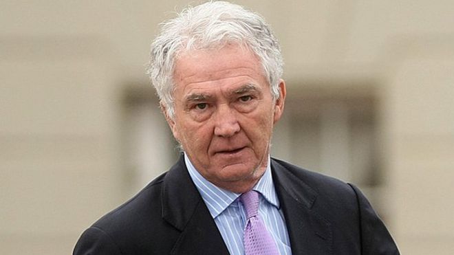 Former Anglo Irish Bank chairman <b>Sean FitzPatrick</b> had pleaded not guilty to <b>...</b> - _83377681_seanfitzpatrick