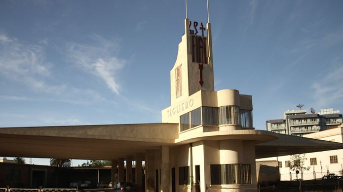 Fiat Tagliero Building in Asmara, Eritrea