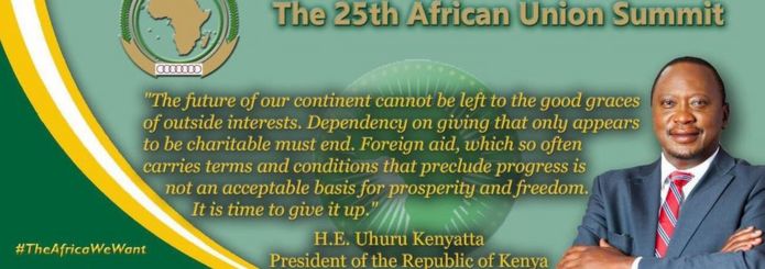 Graphic from Kenya's President Uhuru Kenyatta twitter feed