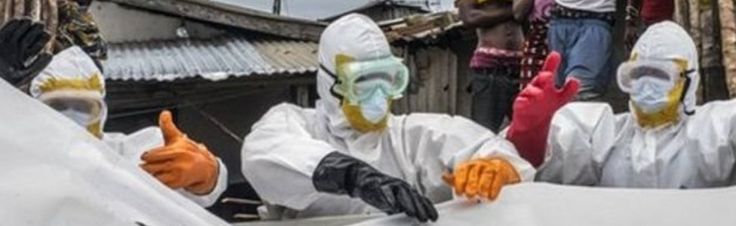 Bag with body of Ebola victim