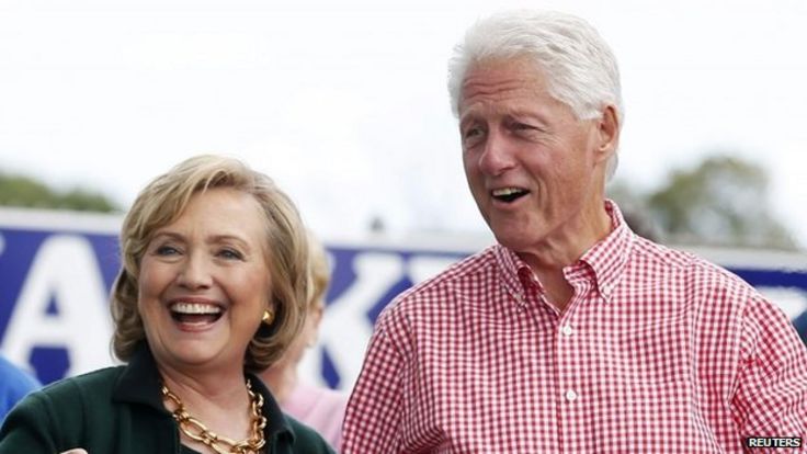 Bill y Hillary Clinton en 2014
