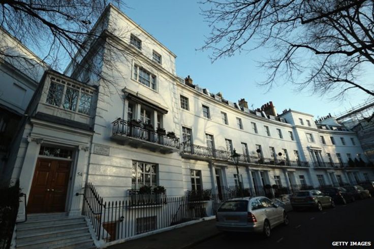 Egerton Crescent - one of London's most expensive residential streets