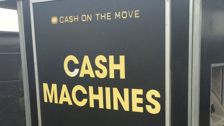 Cash Machine in T in the Park