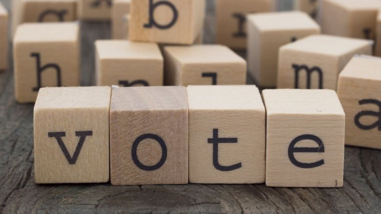 Vote spent out on blocks