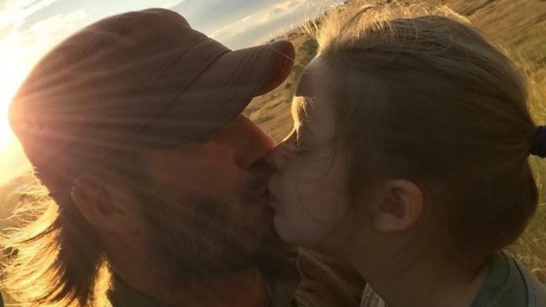 David and Harper Beckham