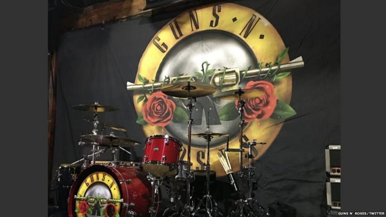Drums from the Guns N' Roses Troubador concert