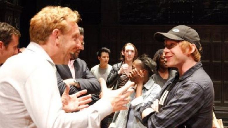 Paul Thornley and Rupert Grint