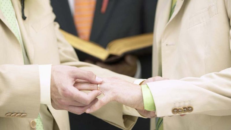 First Same Sex Anglican Church Wedding Takes Place In Edinburgh Bbc News