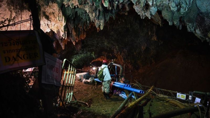 Meninos presos em caverna na Tailândia Gráficos mostram por que é tão