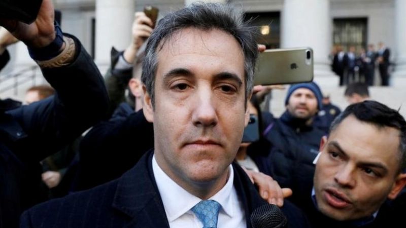 Trump Ex Lawyer Michael Cohen S Help With Russia Probe Revealed Bbc News