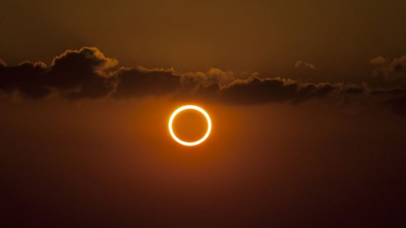 Eclipse Anular Solar Qu Es El Llamado Anillo De Fuego Y D Nde Se