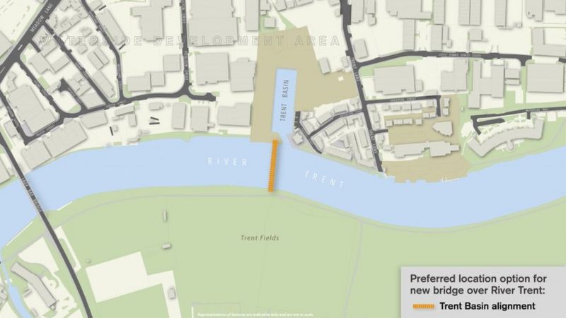 Plans For New River Trent Bridge In Nottingham Unveiled Bbc News