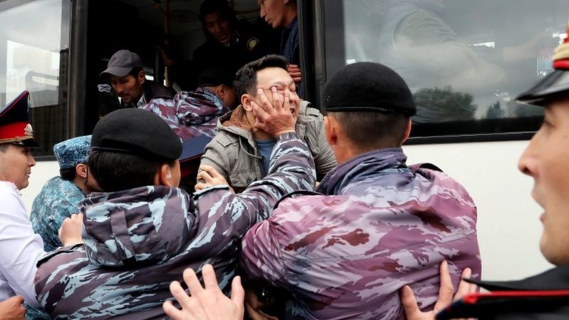 Kazakhstan Unrest Fresh Gunfire As President Says Order Largely