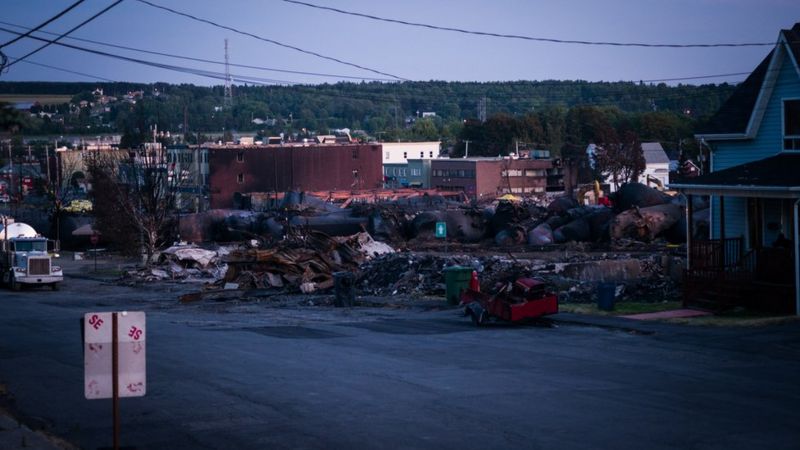 Lac Megantic The Runaway Train That Destroyed A Town Bbc News