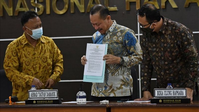 Kekerasan Di Wadas Dilakukan Aparat Berbaju Sipill Kata Komnas Ham