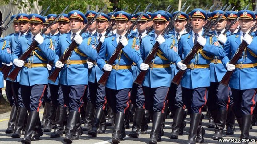 Serbian elite guards