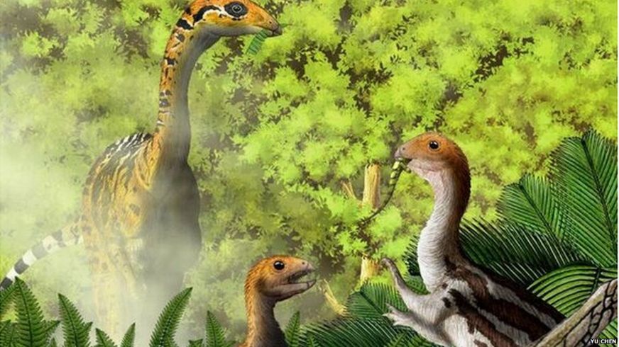 Limusaurus inextricabilis: the dinosaur ate meat as a youngster, then switched to plants