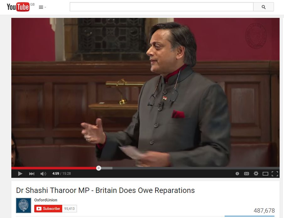 An Indian politician made the case for reparation payments from Britain - and Indians responded in huge numbers