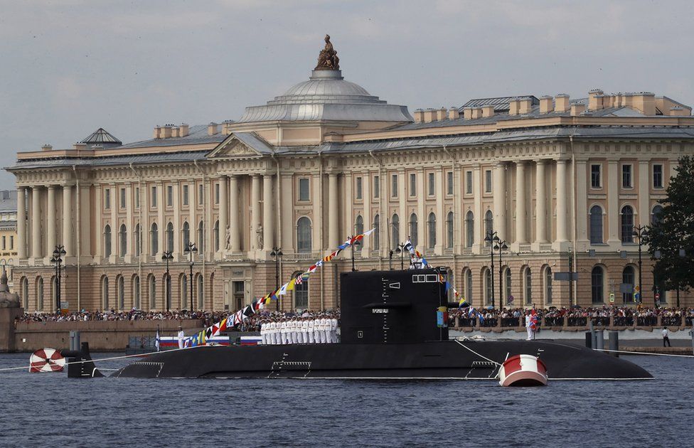 Russia S Navy Day Parades In Pictures BBC News