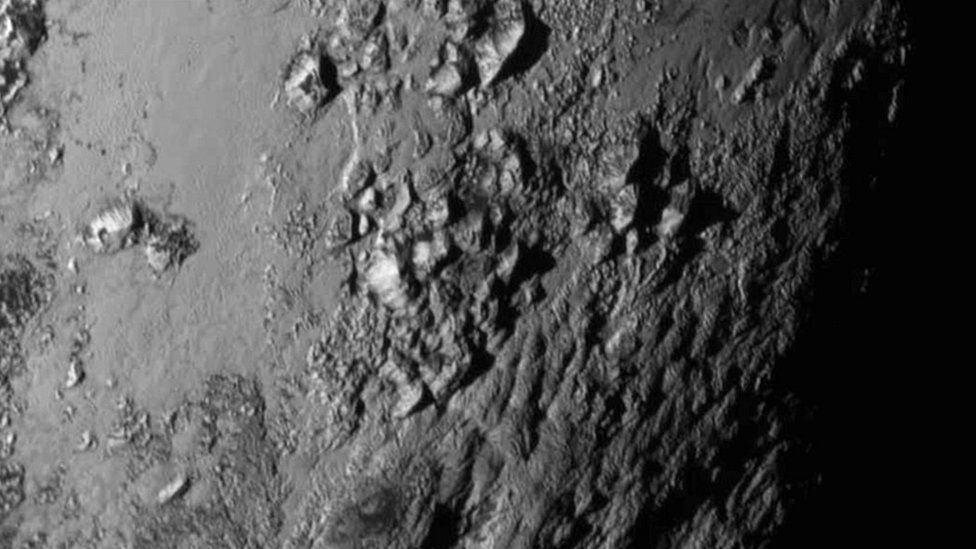 Pluto surface