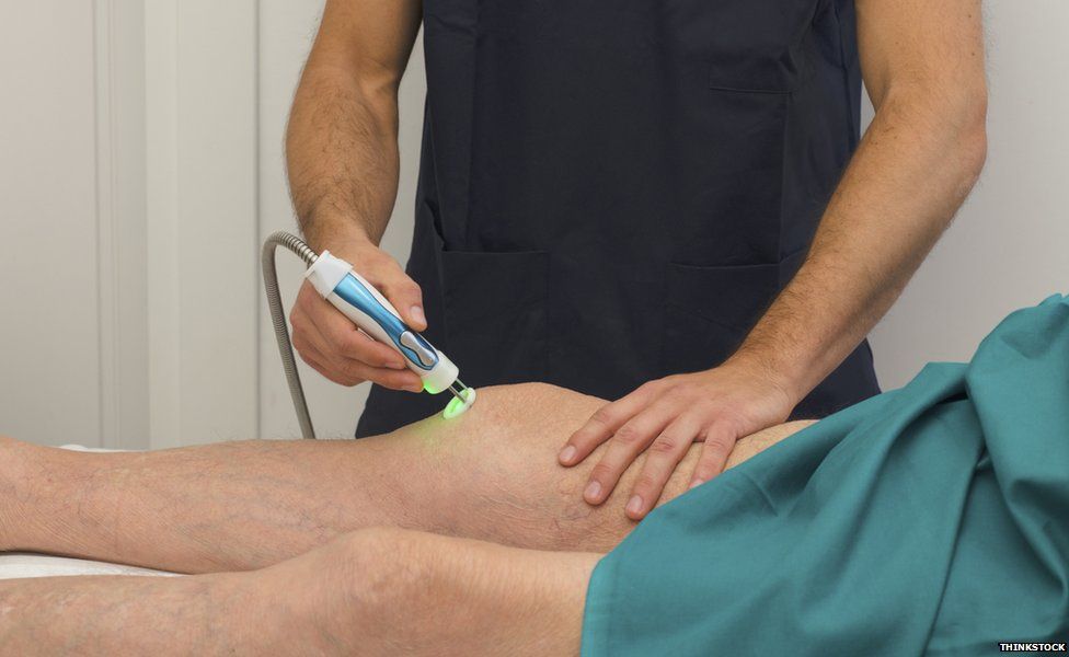 Laser used for physiotherapy treatments