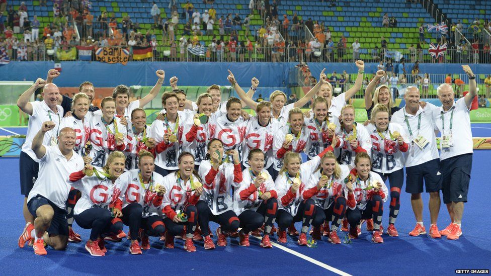 Team GB's Hockey Team win gold in Rio