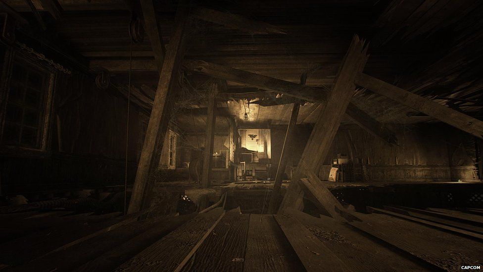A screenshot from Resident Evil VII