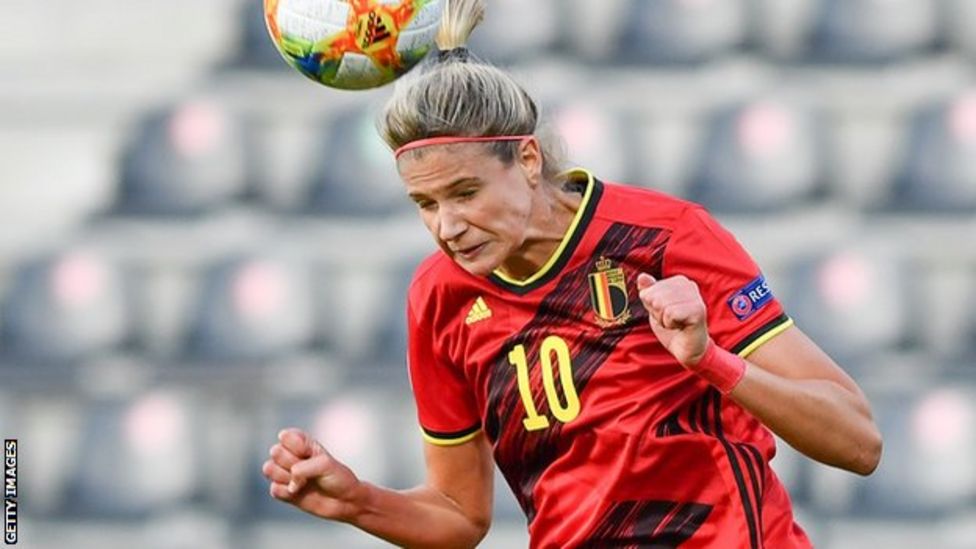 Justine Vanhaevermaet Reading Sign Belgium Forward Ahead Of New WSL