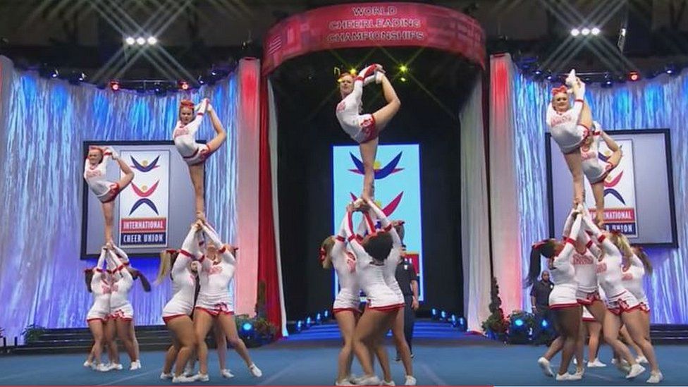 England's cheerleaders are World Champions BBC Newsbeat