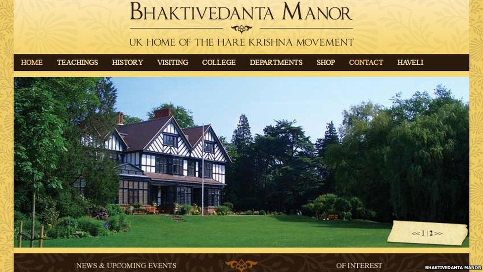 Bhaktivedanta Manor Website