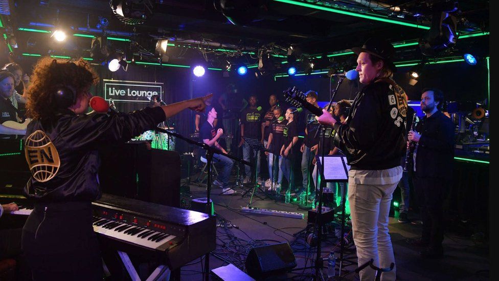 Arcade Fire in the Radio 1 Live Lounge