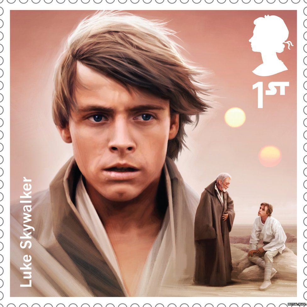 Luke Skywalker stamp