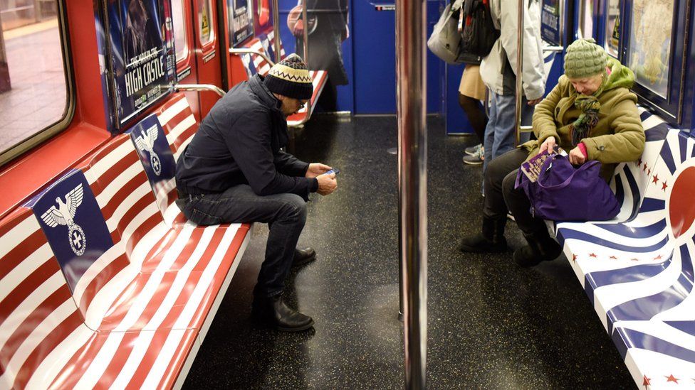 Nazi Inspired TV Advertising Removed From New York Subway BBC News