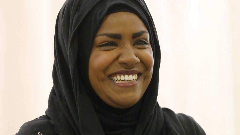 Nadiya from The Great British Bake Off