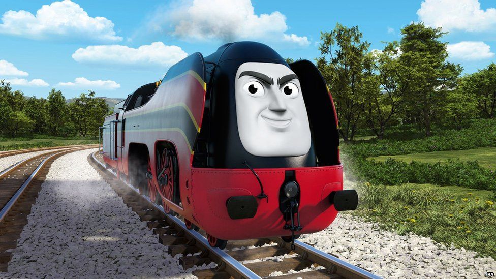 the red train in thomas the tank engine