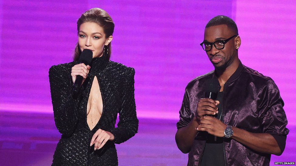 Gigi Hadid and Jay Pharoah