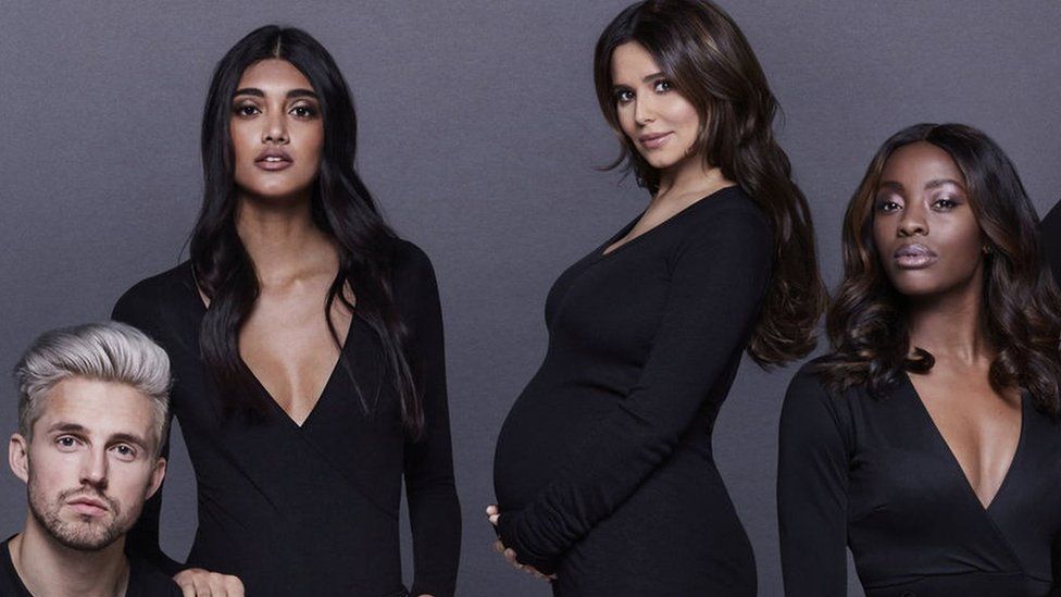 Cheryl 'confirms' her pregnancy in photo from youth charity campaign launch