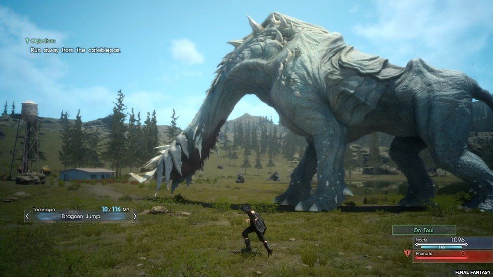 A screenshot from the game