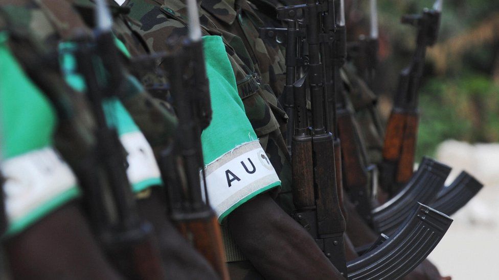 African Union soldiers in Somalia - archive shot