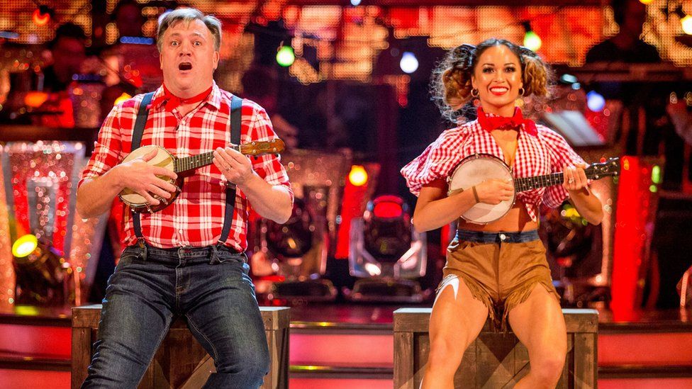 Ed Balls and Katya Jones