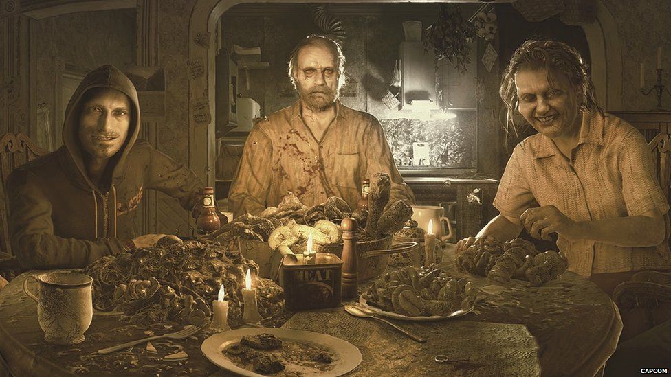 A screenshot from Resident Evil VII