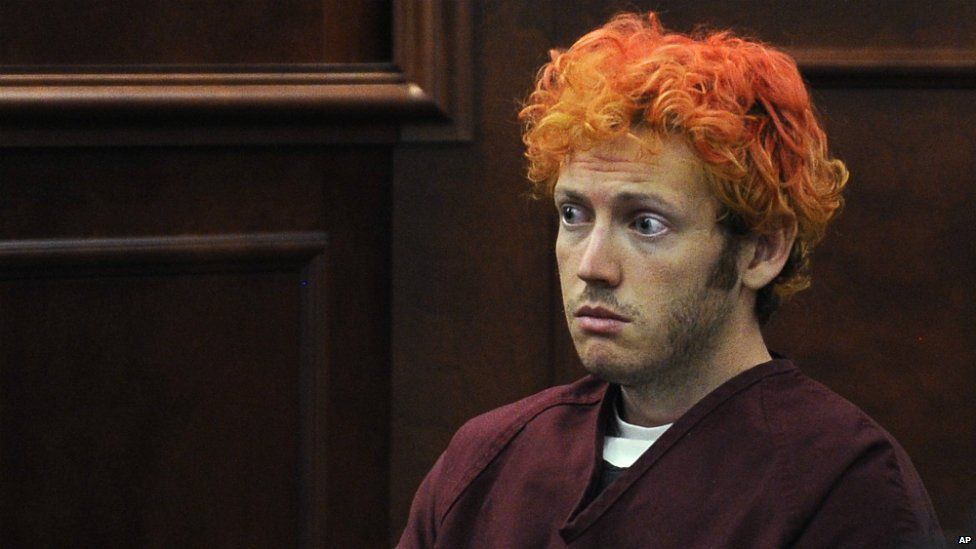 James Holmes sits in Arapahoe County District Court in Centennial, Colorado - 23 July 2012