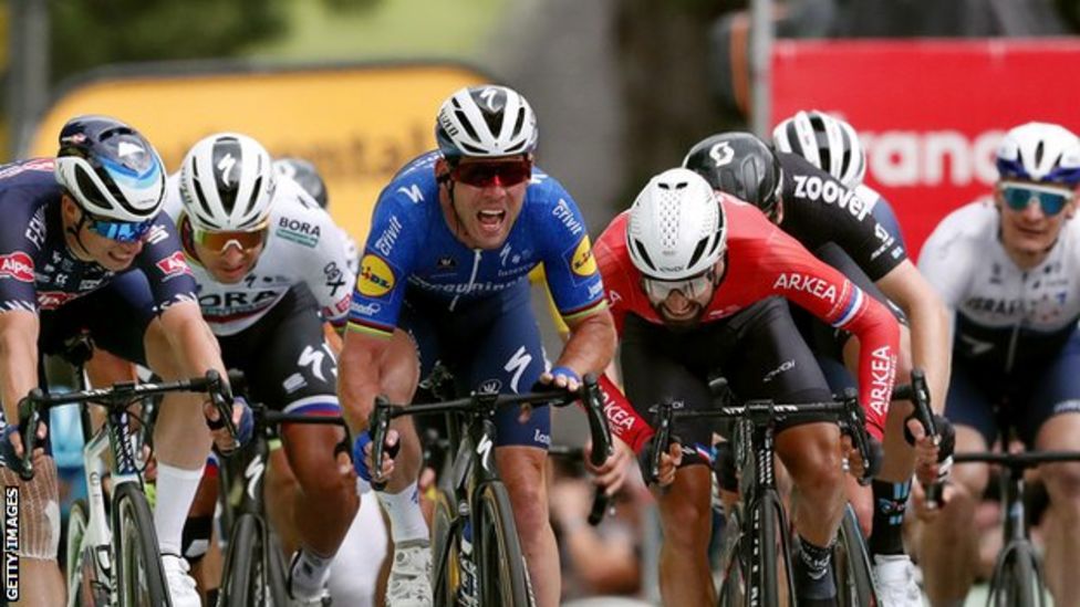 Tour De France Mark Cavendish Claims First Stage Victory Since